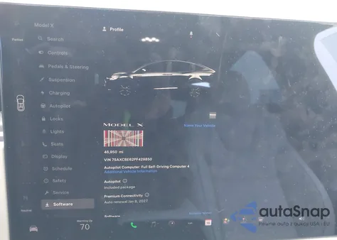 2023 Tesla Model X Plaid Tri Motor All-Wheel Drive from USA, damaged, VIN 7SAXCBE62PF429850